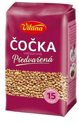 Předvařená čočka velkozrnná