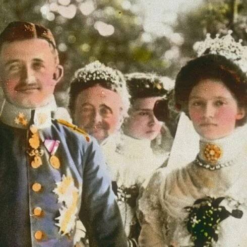 Svatba arcivévody Karla Františka Josefa  (později císaře Karla I. Habsburského) a princezny Zity Bourbonsko-Parmské 21. října 1911 | foto: Profimedia