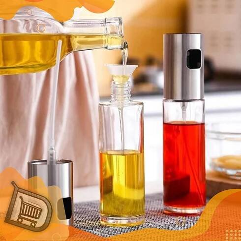 ROZPRAŠOVAČ NA OLEJ A OCET SKLENĚNÝ ROZPRAŠOVAČ DÁVKOVAČ VE SPREJI 100 ml Kapacita 0.1 l