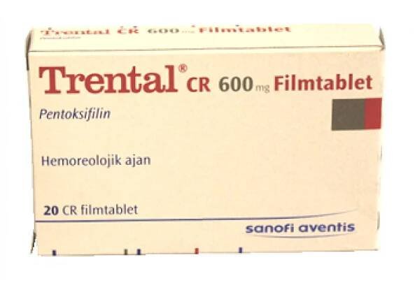 Trental CR 600 mg 20 tabs