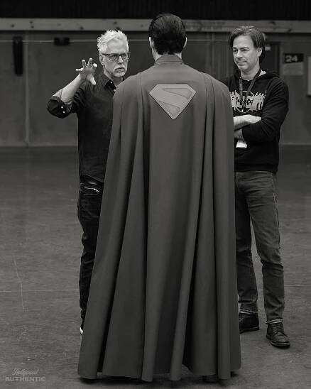 Anthony Carrigan, David Corenswet, Edi Gathegi, James Gunn, Nicholas Hoult, Rachel Brosnahan, Superman