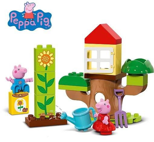 LEGO® DUPLO® Prasátko Peppa 10431 Zahrada a dům na stromě / Počet | Mironet.cz