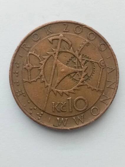 10 koruna 2000 z oběhu - Numismatika