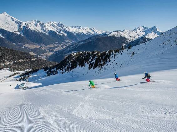 Pisten im Skigebiet Speikboden