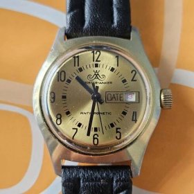 Mechanické hodinky Meister-Anker s datumovkou - parádní číselník - Starožitnosti