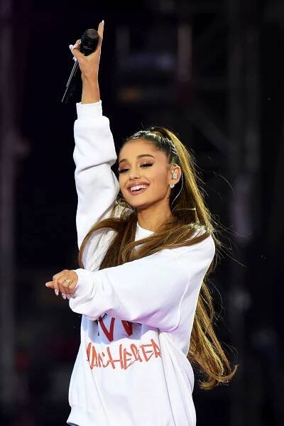 Ariana Grande at an event for One Love Manchester (2017)