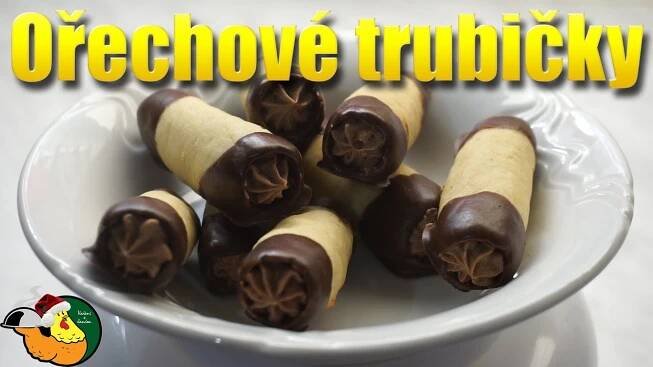Ořechové trubičky