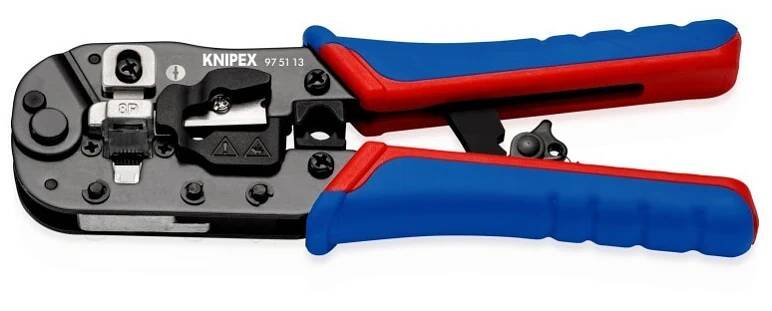 KNIPEX 97 51 13 Lisovací kleště pro konektory Western RJ45 | Elektro Viola