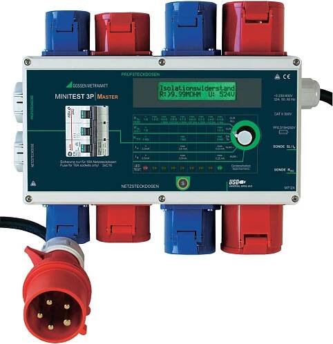 M712X tester spotřebičů Minitest 3P Master Gossen Metrawatt