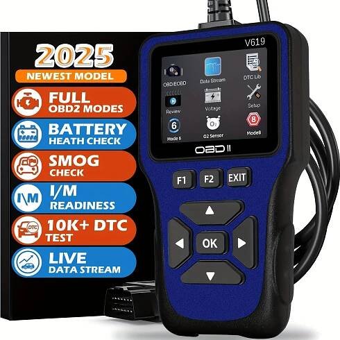 * Scanner Diagnostic Tool, Check Engine Code Reader * Scanner with Reset, Mode 6, Mode 8 & I/M Readiness, * Engine Light Car Diagnostic
