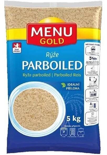 Rýže Parboiled 5 kg LA Food Menu gold