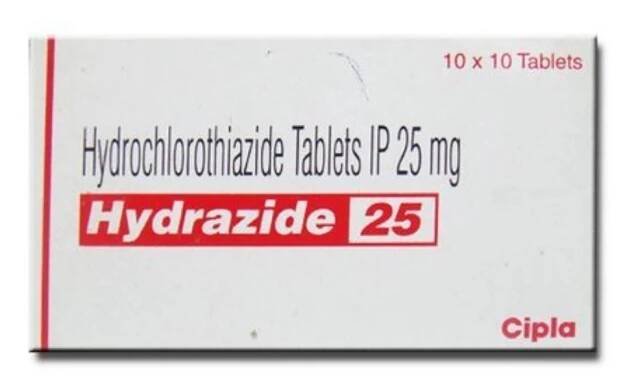 HYDRAZIDE 25MG Hydrochlorothiazide - 10 tablets