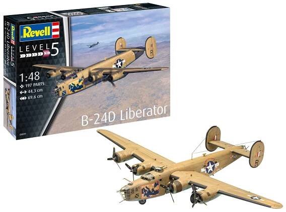 Revell Plastikový model letadla B-24D Liberator | Plastikové modely