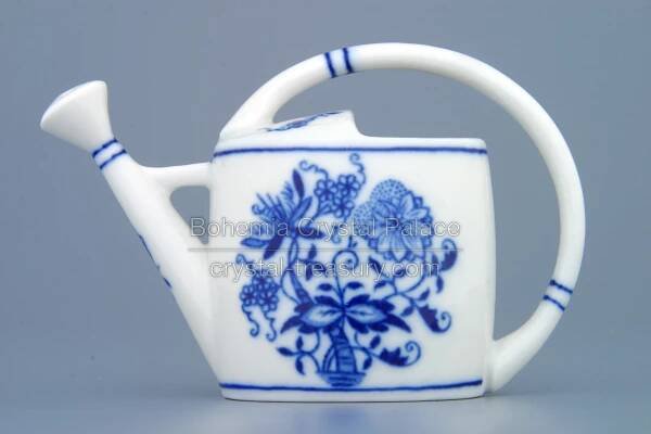 Cibulák konvička zahradni mini 8,5 cm originální cibulákový porcelán Dubí, cibulový vzor, - Cibulák Dubí originální