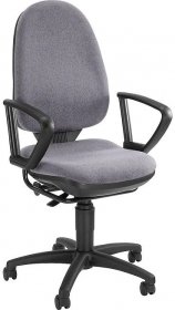 Standardní otočná židle – Topstar bez područek, opěradlo 450 mm
