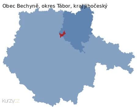 Bechyně v kraji Jihočeský