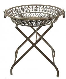 Kovový květinový stolek Clayre & Eef 5Y1033 | Almara Shop