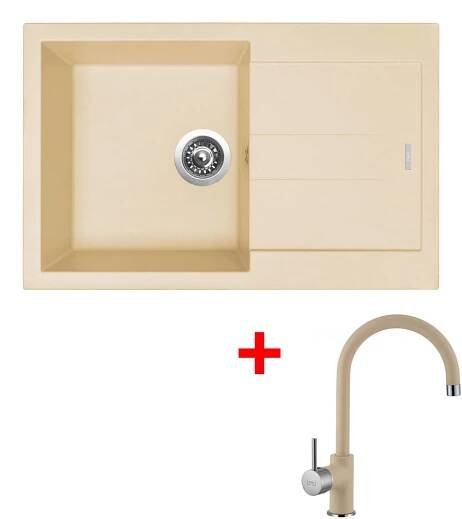 Sinks AMANDA 780 Sahara+VITALIA GR | OnlineShop.cz