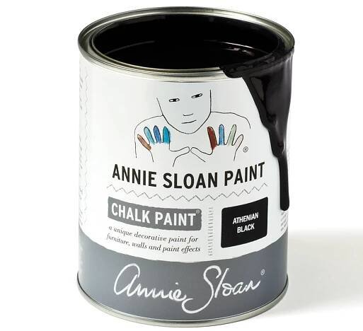 Křídová barva Annie Sloan Athenian black 500 ml
