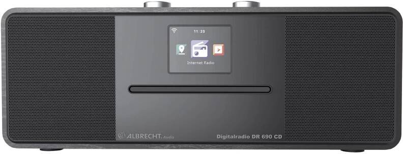 Albrecht DR 690 27690 internetové stolní rádio, internetové, DAB+, FM, CD, Bluetooth, internet