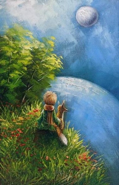 Jiří Petr - Malý Princ, 60x40 cm