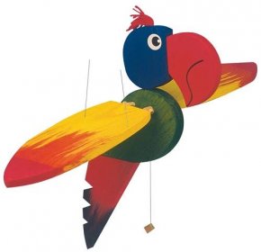 Létací papoušek-velký, 50cm (DP)