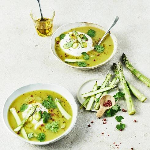 Krémová chřestová polévka - recept Blen Up | Tefal