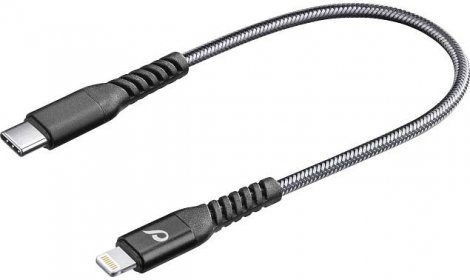Cellularline USB kabel USB 2.0 USB-C ® zástrčka, Apple Lightning konektor 0.15 m černá TETRACABC2LMFI15CK