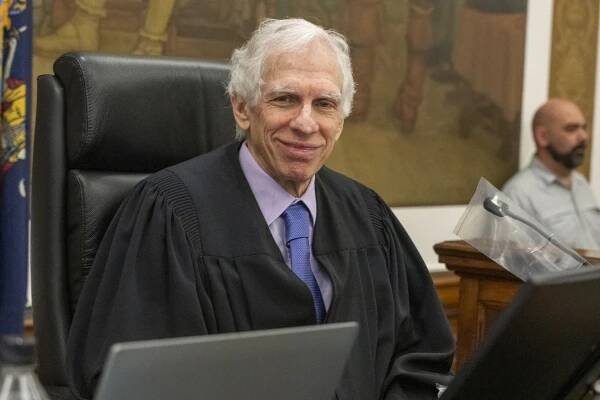 Judge Arthur Engoron at Donald Trump's fraud trial.