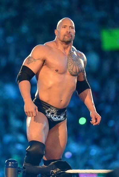 Dwayne shot to fame as a wrestler known as The Rock