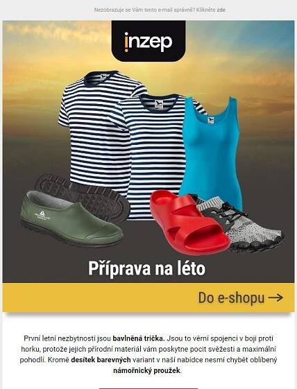 _ Příprava na léto: Bavlněná trička, obuv Bennon Bosky a další..