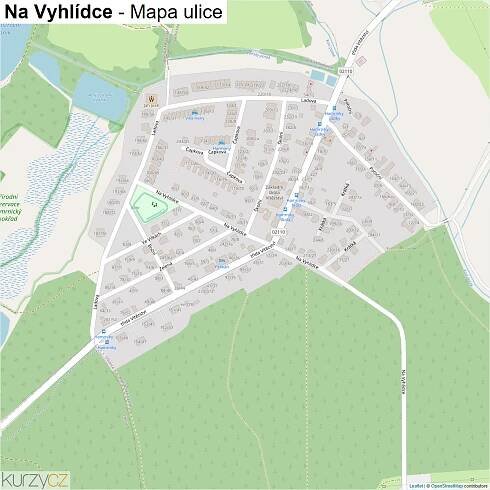 Na Vyhlídce - mapy | Kurzy.cz