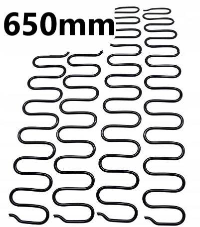 Vlnitá pružina ZIG-ZAG A 650 mm 1 Ks postelových pohovek