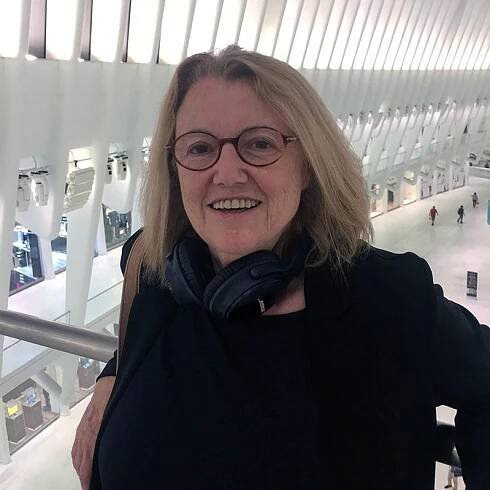 Anne Tardos contributor photo, inside oculus at world trade center in new york city