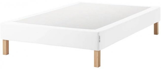 Slatted mattress base with legs, ESPEVÄR, white, 140x200 cm - IKEA