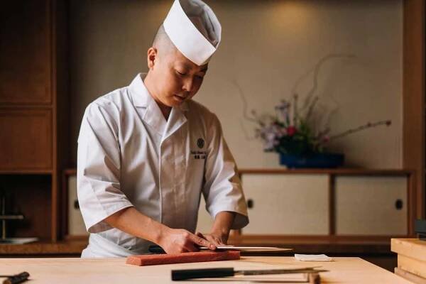 Chef Saito at Sushi Masaki Saito in Toronto