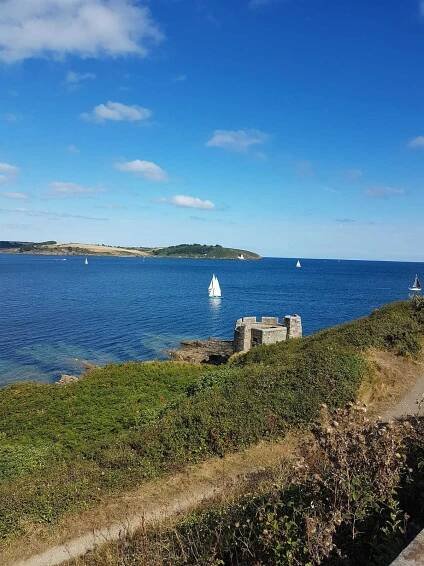 Pendennis Point in Cornwall.