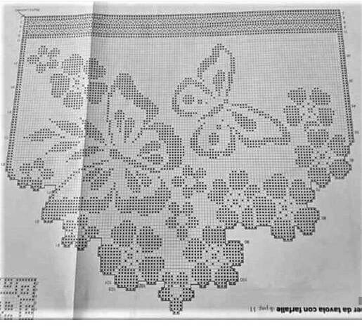 an old fashioned tablecloth with flowers and leaves on the border, in black and white
