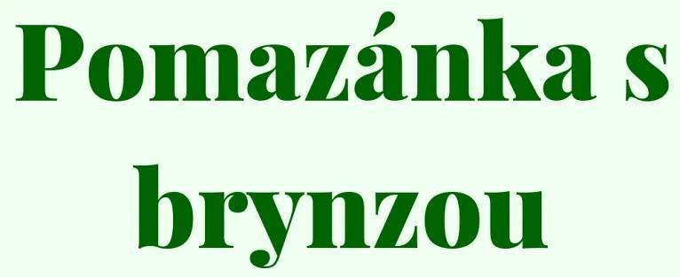 Pomazánka s brynzou recept