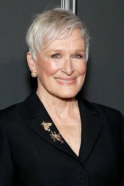Glenn Close gray hair