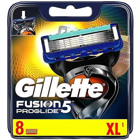 GILLETTE Fusion ProGlide holicí hlavice pro muže 8 ks