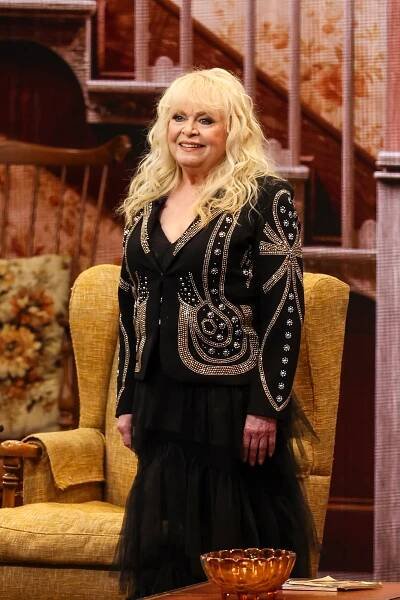 Sally Struthers speaks onstage during the 75th Primetime Emmy Awards at Peacock Theater on January 15, 2024 in Los Angeles, California. 