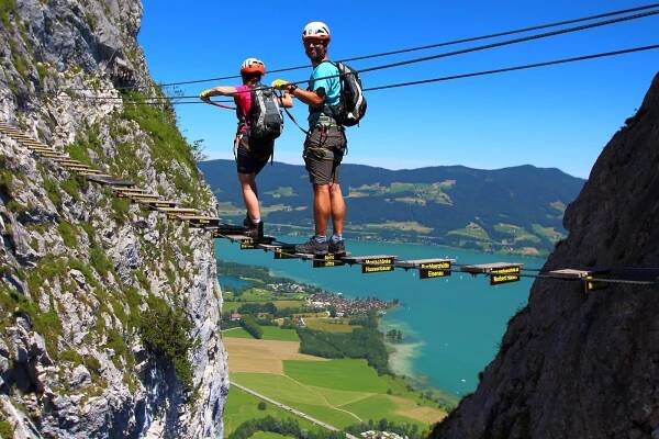 hany.info - Výstup Drachenwand Klettersteig, St. Lorenz, Rakousko