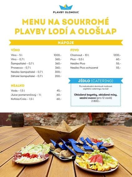 Soukromé plavby, rozlučky se svobodou - Plavby Olomouc