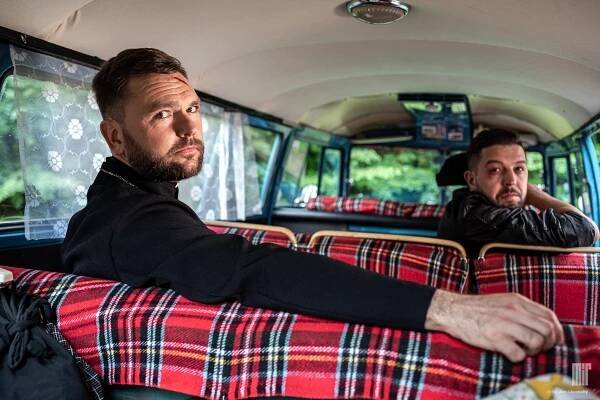 Tři Tygři ve filmu: JACKPOT - Z natáčení - Zbigniew Kalina, Albert Čuba
