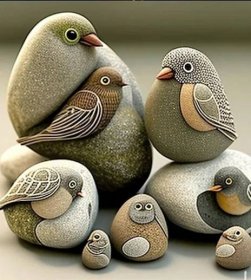 Painted Rocks Craft, Hand Painted Rocks, Painted Garden Rocks, Craft Paint, Rock Painting Patterns, Rock Painting Ideas Easy, Rock Painting Designs