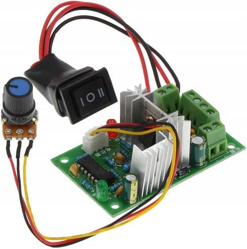 Regulátor otáček motoru DC PWM 10-30V 10A