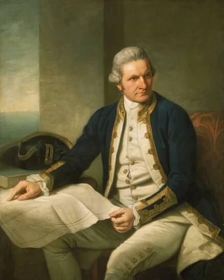 Kapitán James Cook (Foto:National Maritime Museum, London, Greenwich Hospital Collection)