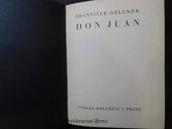 Don Juan : [báseň], 1924
