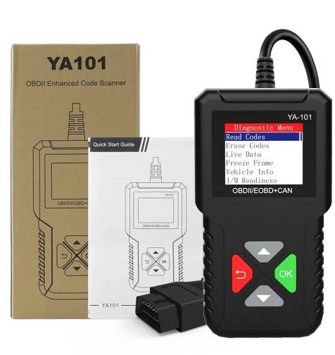 YA101 Obd2 Scanner Multi-language Professional Code Reader OBD 2 Automotive Scanner Car Diagnostic Tool PK ELM327 Free Update